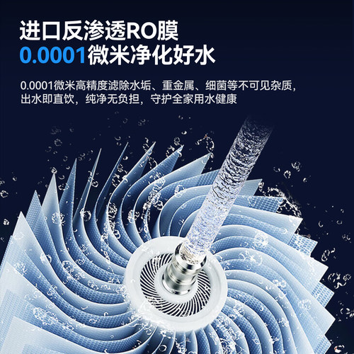 德国德克西政府补贴净水器家用不锈钢直饮自来水过滤器RO净水机 - 图2