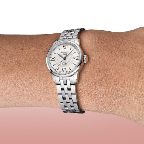 Tissot天梭官方正品力洛克系列机械钢带手表女表 - 图3