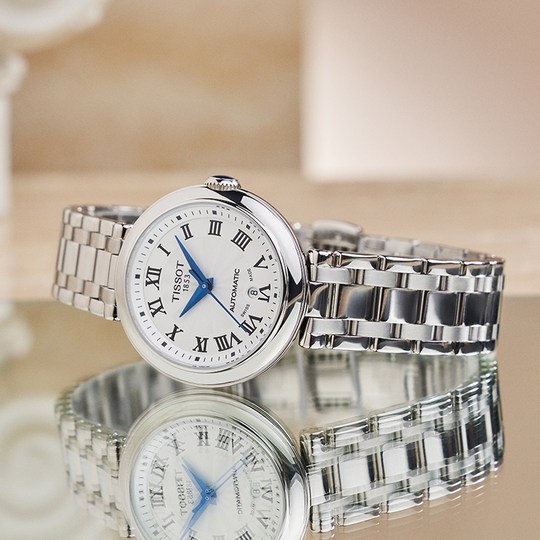 Tissot Little Beauty Mechanical Steel Strap Women's Watch