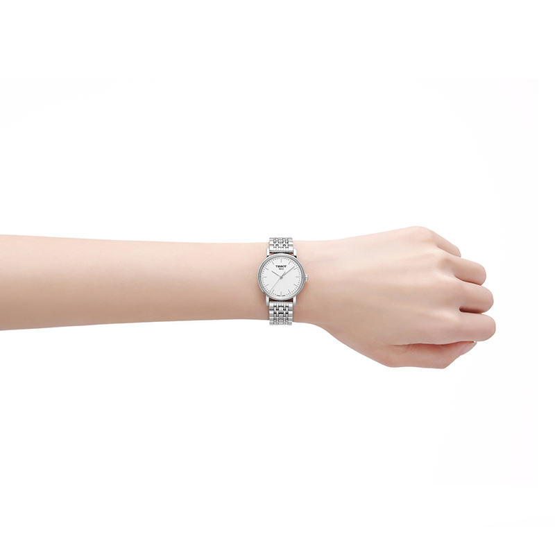 天梭官方正品魅时简约时尚潮流石英钢带手表女 Tissot 天梭官方正品魅时简约时尚潮流石英钢带手表女 Tissot