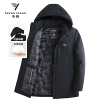 Dad Winter Clothing Jacket New Cotton Clothing Poly hot down cotton clothes Gardown thickened mid-aged mens fall cotton padded jacket