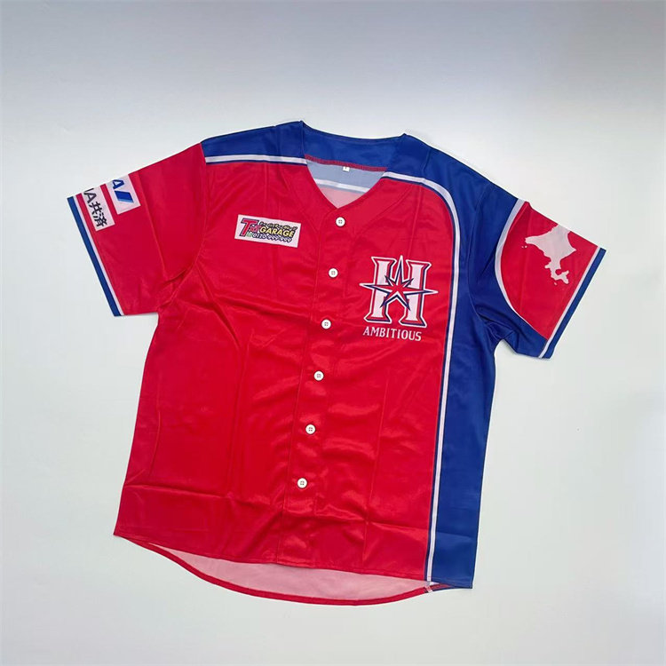 日职棒球队球迷服情侣嘻哈休闲时尚潮流短袖运动开衫T恤