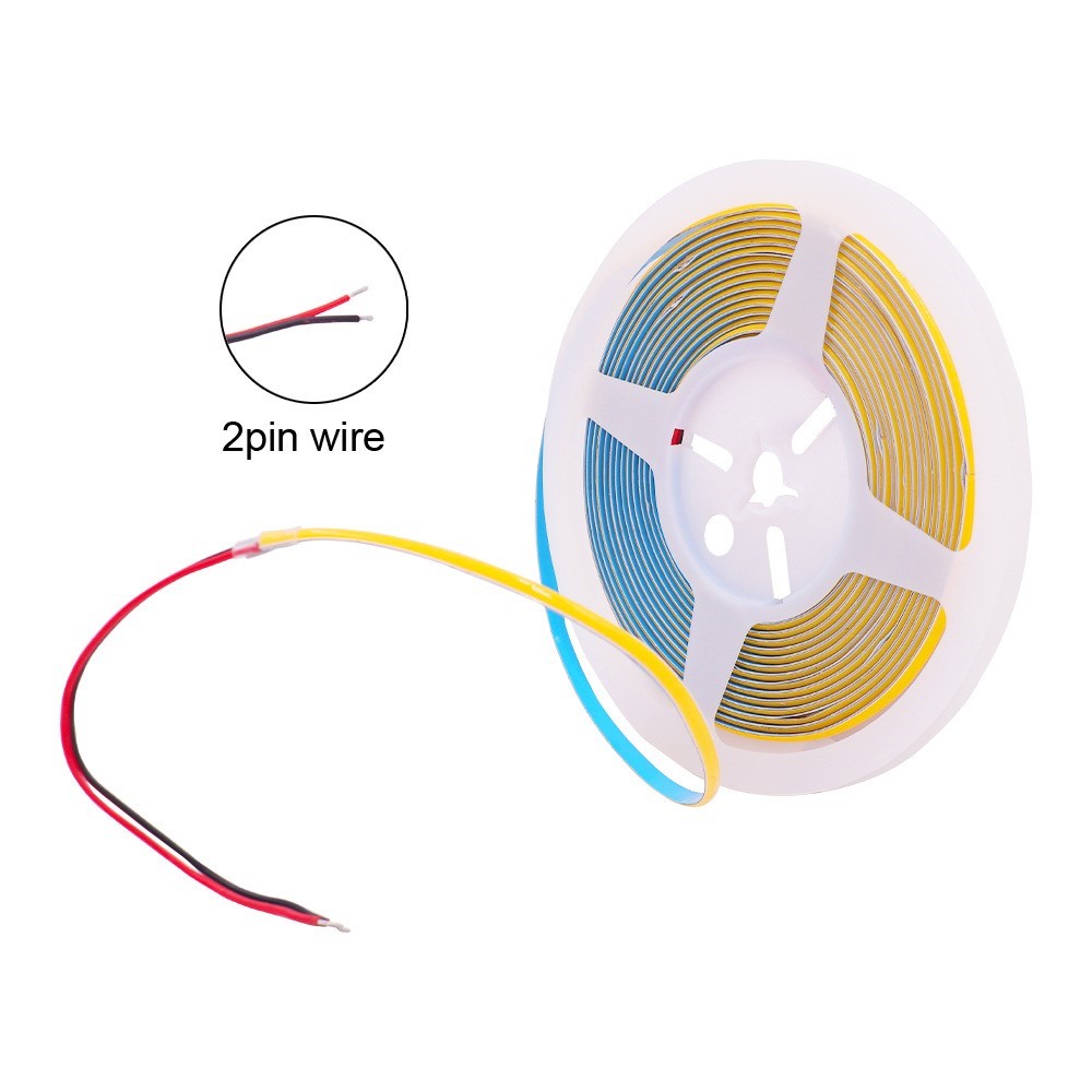 无主灯 COB灯带超窄5mm 高亮480灯12V/24V led软灯条2700K 3500K - 图2