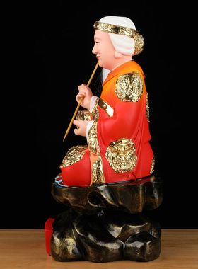 骊山老母神像家用供奉灵山无声生无极黎山姥圣母娘娘树脂摆件