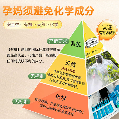 美国小蜜蜂产前孕妇专用预防壬辰纹霜天然护肤品妊辰纹孕期3罐装 - 图3