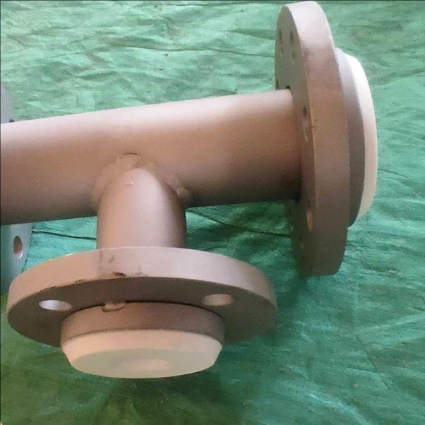 钢衬四氟三通内衬聚丙烯PTFEPOPPPE耐高压耐酸碱衬四氟管件 - 图1