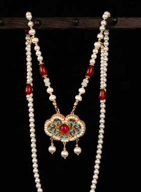 羿墨云心简约日常超仙珍珠软璎珞