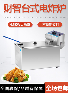 电炸炉财智油炸机炸串机