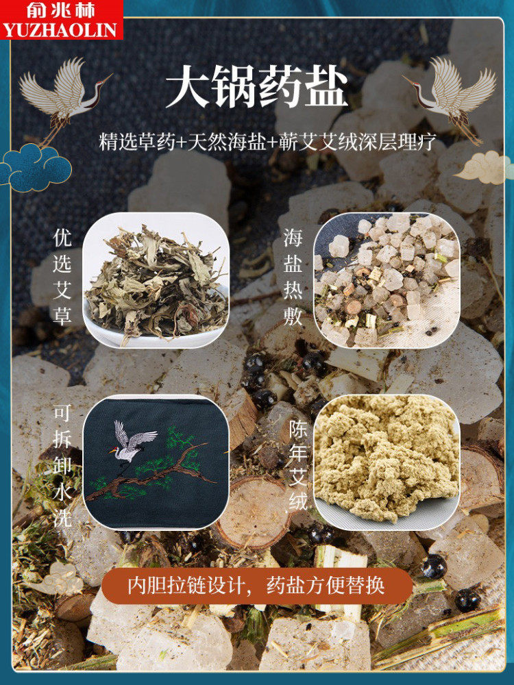 俞兆林热敷包家用电加热理疗袋子 俞兆林殷硕电热敷盐包