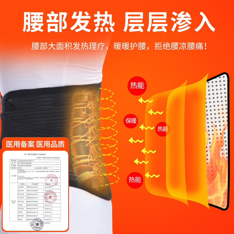 俞兆林磁石自保暖发热医用护腰带 俞兆林殷硕护具（器械）