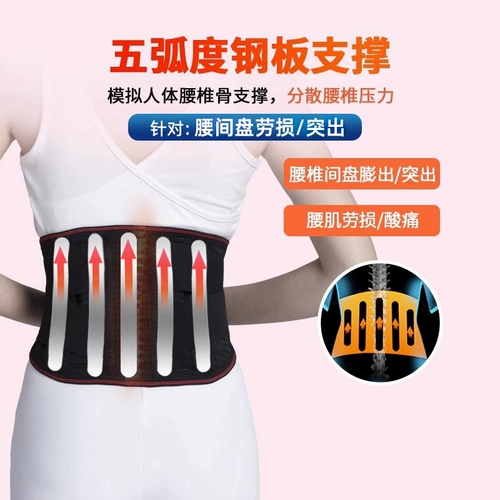 Спонтанная терапия магнитной терапии по талии, тепло и нанесите талию, выступающие потери, боль в пояснице, боль в спине, медицинская боль в спине Специальные мужчины и женщины