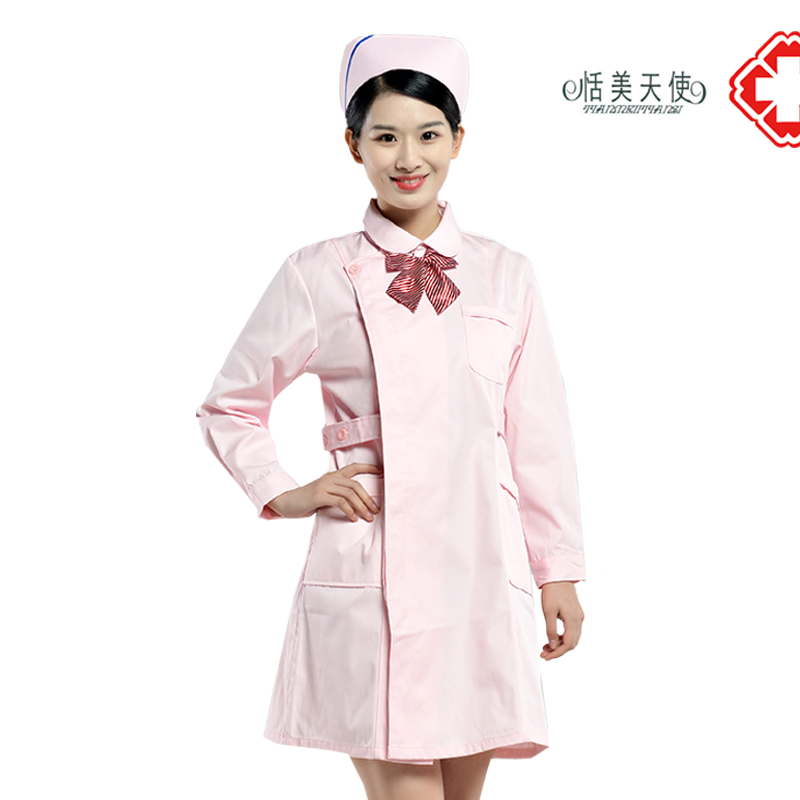 护士服长袖医生工作服女修身儿科牙科导医服月嫂服药店药房美容师_虎窝淘