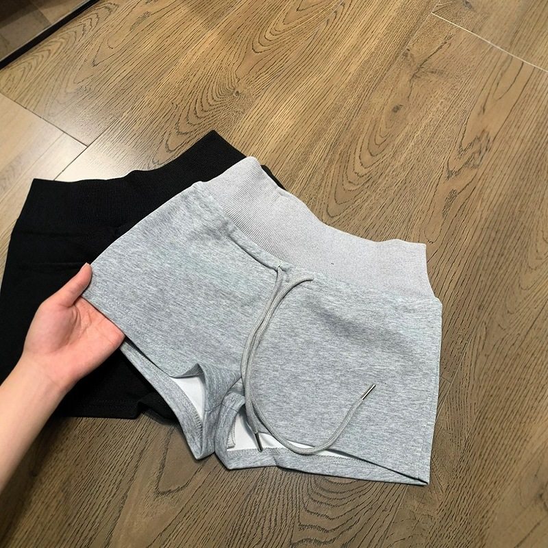 女式休闲短裤2025夏新款显瘦抽绳运动热裤,淘宝优惠券,粉丝福利购,淘宝优惠卷