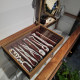 Solid wood necklace storage box dustproof large capacity