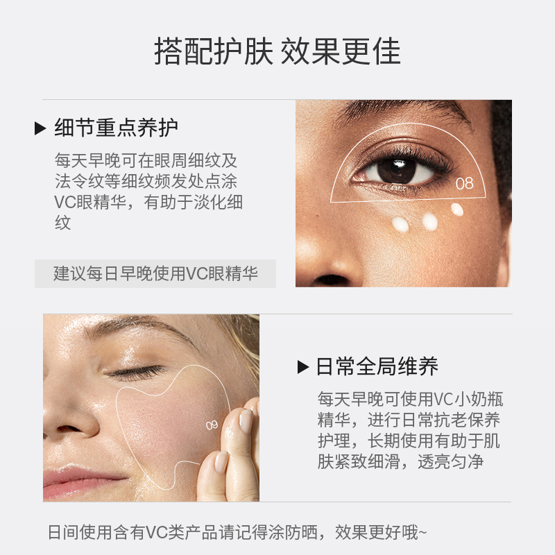 德美乐嘉维C眼部精华15ml眼霜小奶瓶复合维C亮肤精华Dermalogica
