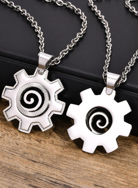 钛钢吊坠开盖器心形医学标志吊牌