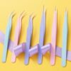 Tweezers for hand account making, hand account clips and twisters