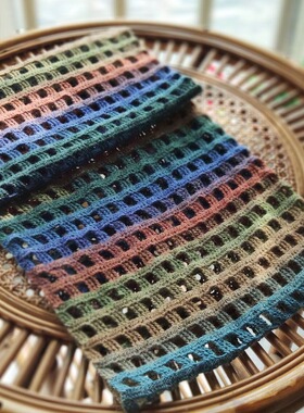 成品 女羊毛 套头围巾围脖 手工钩花 手工编织 轻薄保暖 春秋冬季