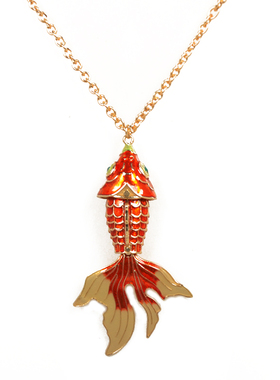 长款时尚风装饰品挂件毛衣链