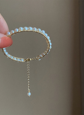 lahabanagirl天然淡水珍珠手镯