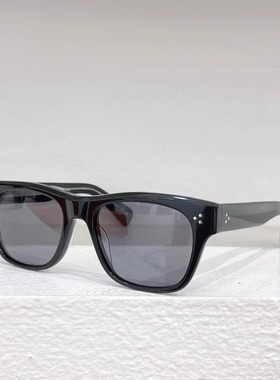 手工复古几何纹全框太阳镜男 开车驾驶墨镜女防紫外线时尚平视镜