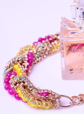 复古项链desigual水钻女合金