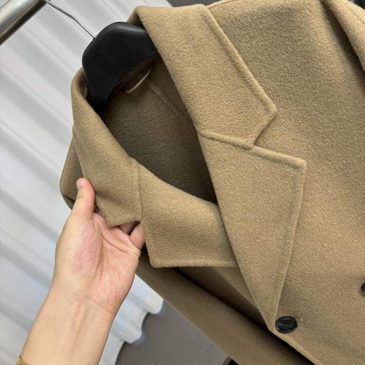 高品质羊毛！双排扣设计！外贸男装秋冬双面呢中长款大衣休闲外套,淘宝优惠券,粉丝福利购,淘宝优惠卷