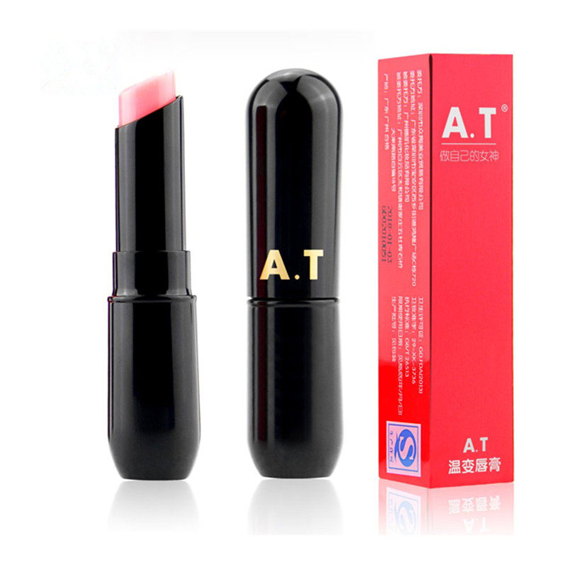 安陶AT变色温变唇膏at口红保湿保色防水咬唇妆滋润,淘宝优惠券,粉丝福利购,淘宝优惠卷