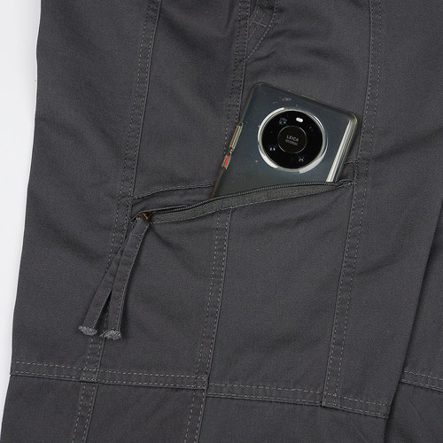 户外登山裤 多口袋工装裤宽松长裤耐磨山系户外休闲裤新款男士裤 - 图3