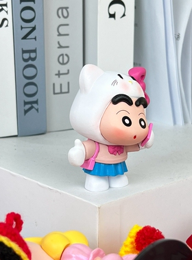 新家的100个快递 | 蜡笔小新打电话摆件桌面客厅装饰玄关可爱家居