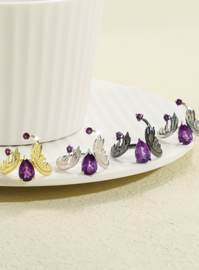 欧式复古风S925银暗黑高级感戒指