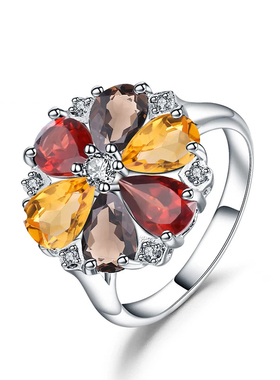 高颜值轻奢S925银欧美复古风vintage时尚小众ins风高级感纯银戒指