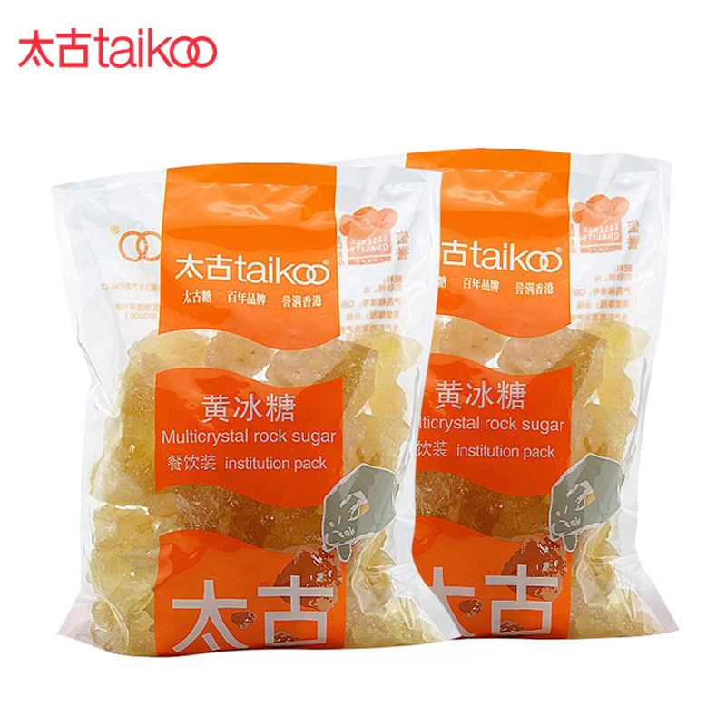 taikoo太古旗舰店 黄冰糖1kg 食糖老冰糖土冰糖块多晶冰糖餐饮装 - 图0