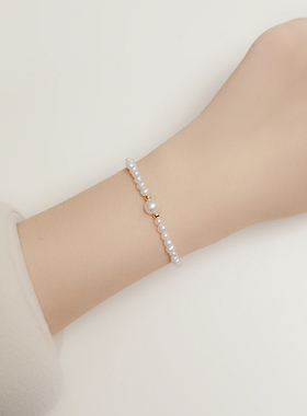 轻奢天然淡水珍珠手链女款正品