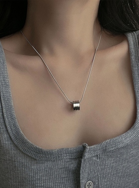 JUZITU钛钢小蛮腰项链