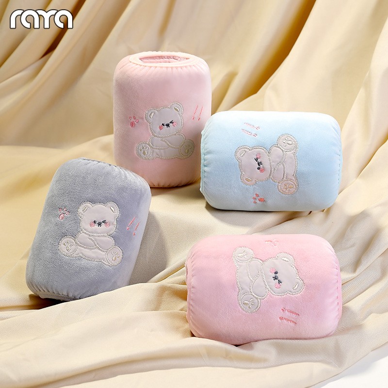 儿童袖套秋冬季新款可爱卡通羽绒服防污套袖学生男童女孩保暖护袖 - 图1