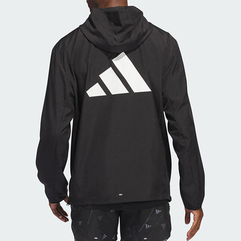 阿迪达斯男士外套新款梭织连帽夹克休闲跑步反光运动长袖防风衣,淘宝优惠券,粉丝福利购,淘宝优惠卷
