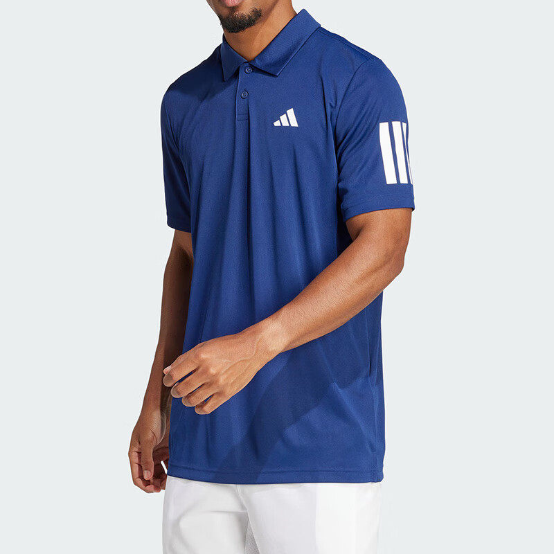 阿迪达斯蓝色翻领短袖男夏新款跑步休闲运动衣POLO衫舒适透气T恤,淘宝优惠券,粉丝福利购,淘宝优惠卷
