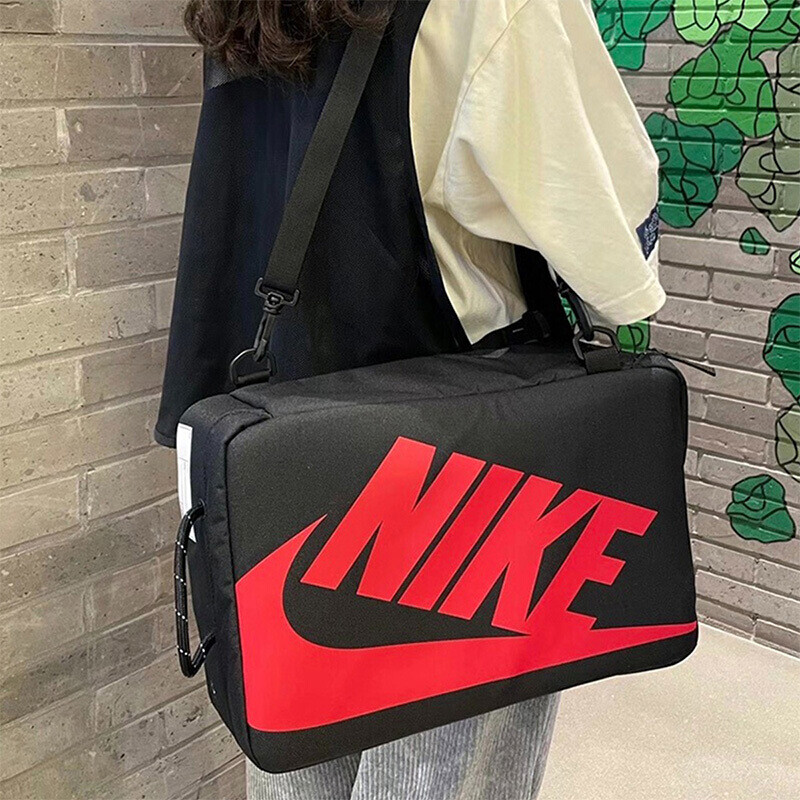 Nike耐克男包女包球鞋包多功能运动斜挎包简约手提包单肩包DA7337 - 图0