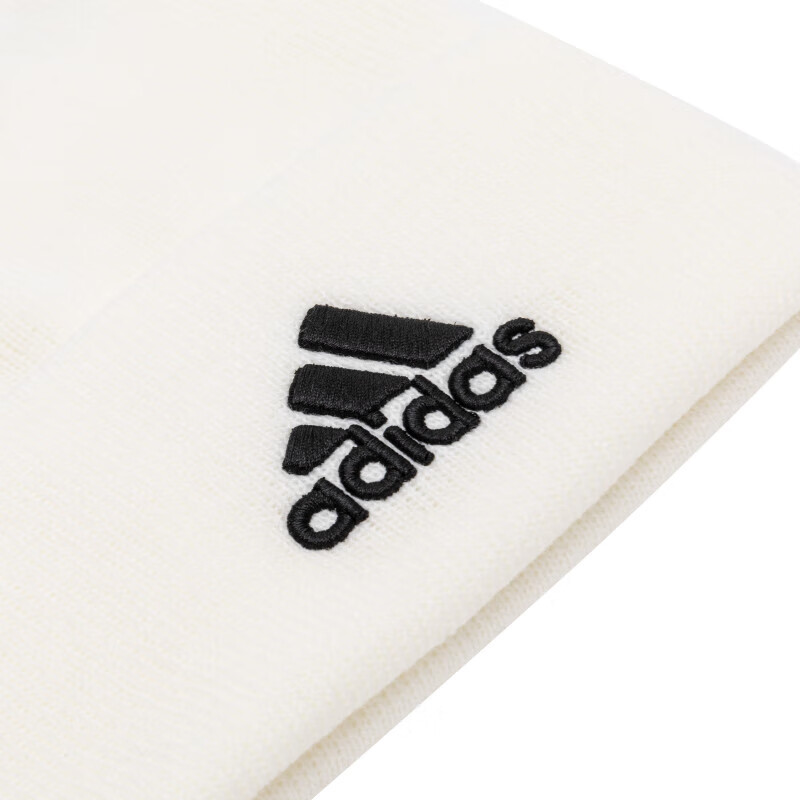 阿迪达斯白色帽子男女帽新款毛线帽运动帽情侣包头滑雪针织冷帽女 - 图2