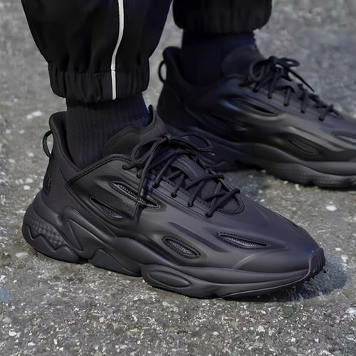 阿迪达斯三叶草男鞋秋季新款复古篮球缓震小椰子黑武士透气老爹鞋 - 图0