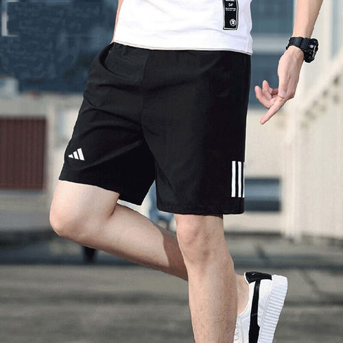 阿迪达斯短裤男裤2026夏季五分裤男冰丝薄款透气速干运动裤D84687 - 图1