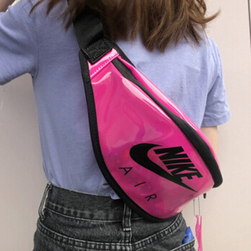 Nike腰包2024夏新款半透明果冻包轻便男女包休闲斜挎单肩包CW9259,淘宝优惠券,粉丝福利购,淘宝优惠卷