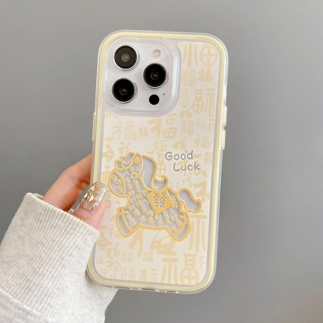 百福小马适用于小米17/15/14pro手机壳红米k90新款苹果16三合一炫彩华为p50防摔opporeno8女vivos20简约荣耀,淘宝优惠券,粉丝福利购,淘宝优惠卷