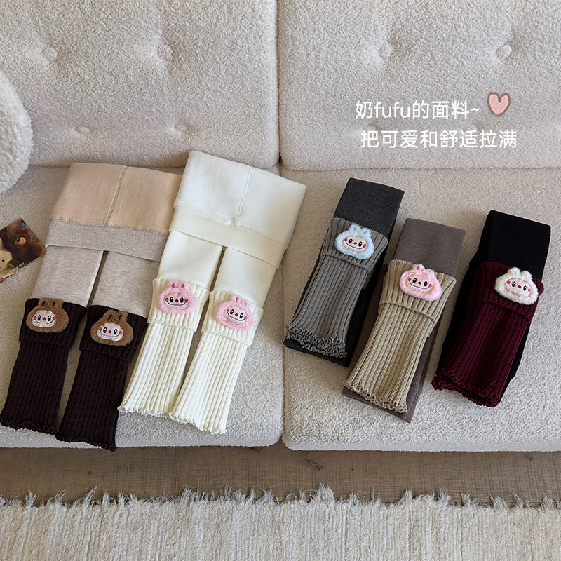 女童打底裤秋冬款加绒加厚冬季保暖中大童宝宝九分连裤袜儿童裤子,淘宝优惠券,粉丝福利购,淘宝优惠卷