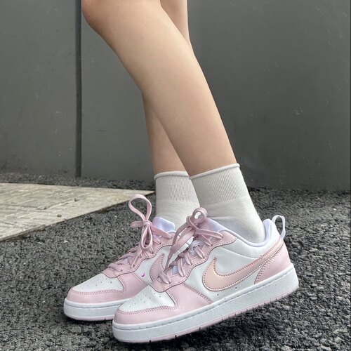 耐克Nike CourtBorough小白鞋板鞋耐磨低帮休闲鞋女鞋大童IH4519 - 图3