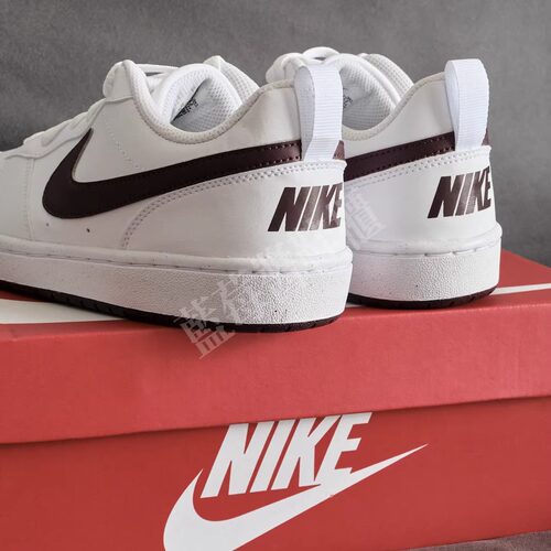 耐克Nike CourtBorough小白鞋板鞋耐磨低帮休闲鞋女鞋大童IH4519 - 图2