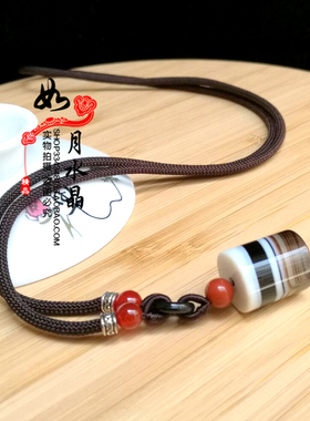 平安扣项链苦情痣挂件石碑护身符