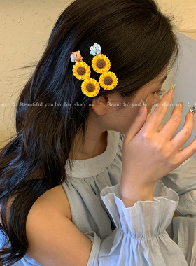 柏林少女可爱卡通小狗兔子发夹女