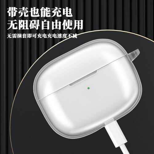 适用IQOO Tws 5保护套vivo tws5蓝牙耳机保护壳透明vivotws5Hi-Fi硅胶iqootws5全包防摔充电仓盒挂绳TPU软套 - 图0